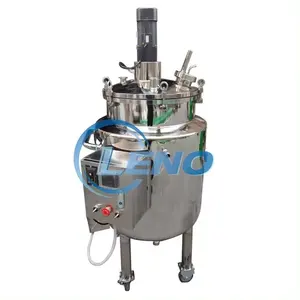 Jacketed Electric Heating Mixing Tank With Transfer Emulsion Pump Shampoo Cosmetic Homogenizer Mixing Equipment