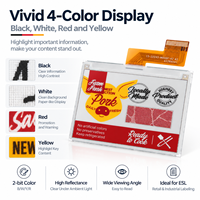 Écran E-Paper Réfléchissant Kingtech OEM 4,2 Pouces 400x300 Module d'Affichage Quadricolore Anti-Éblouissement pour Étiquettes d'Étagères