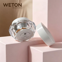 Bocaux en plastique PS+ABS pour emballages de sérum de soin de la peau en capsules