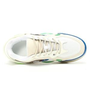 Chaussures de sport décontractées pour hommes de haute qualité, respirantes, en maille, à lacets, bleu et blanc, couleur classique, pour la course et la marche - Product Image 3