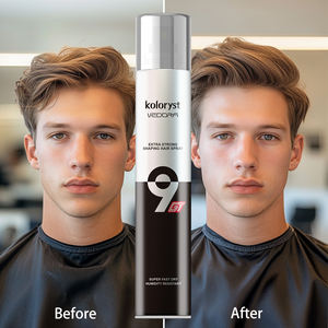 Aérosol personnalisé en gros d'usine peut 400ml laque pour cheveux à forte tenue 24 heures pour les sprays de texture de coiffure pour hommes - Product Image 3