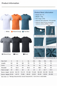 Chemise Homme Sportive Décontractée Couleur Unie Personnalisée Tissu Léger OEM ODM Sublimation Couture Fournisseur d'Usine - Product Image 6