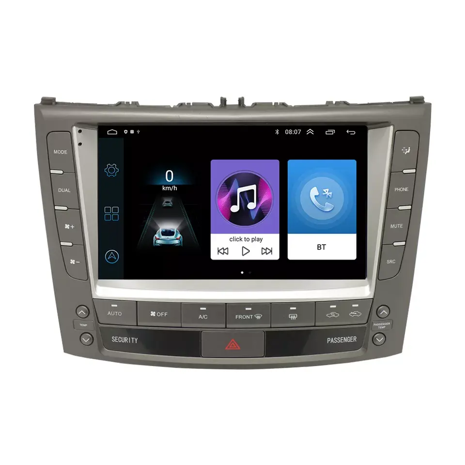 9inch screen 4cores android car dvd Car Video GPS Player with Apple Carplay For Lexus IS IS250 IS200 IS220 1S300 2005-2012
