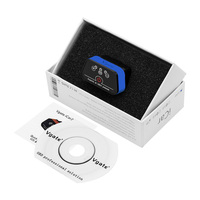 Interfaz OBD2 Vgate ELM327 Original Azul, ICar2 Inalámbrico WIFI, Lector de Códigos de Vehículos de Plástico, Herramienta de Diagnóstico