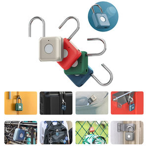 Meilleurs services de transport suspendus Types de <span class=keywords><strong>cadenas</strong></span> électronique anti-coupure d'empreintes digitales pour la sécurité de la porte de l'entrepôt Serrure intelligente - Product Image 6