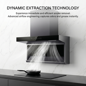 Electrodoméstico de Alta Potencia, Campana Extractora de <span class=keywords><strong>Cocina</strong></span> Montada en la Pared, <span class=keywords><strong>Extractor</strong></span> de Humo para el Hogar - Product Image 2