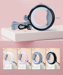 Correa Retráctil Redonda para Perro con Luz LED y Logotipo Personalizado al por Mayor, con Bolsa Biodegradable para Excrementos - Product Image 6