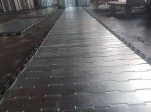 CNC çelik hurda konveyör menteşeli kemer paslanmaz çelik önlük çip konveyör zinciri kemer - Product Image 5