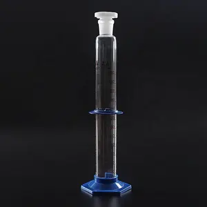 Borosilicato-cilindro de medición de vidrio, 3,3, volumétrico de laboratorio, 50 ml, 100ml, 250 ml, 500ml