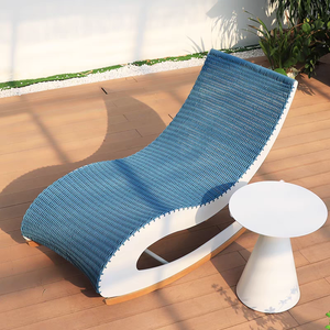 Tumbona <span class=keywords><strong>de</strong></span> Ratán <span class=keywords><strong>de</strong></span> <span class=keywords><strong>Diseño</strong></span> Moderno para Exteriores, Silla <span class=keywords><strong>de</strong></span> Playa, Cama, Tumbona para Hoteles, Villas, Piscinas, Jardines, Parques, Patio - Product Image 3