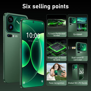 Teléfono Móvil M17 Pro Max 5G Nuevo Modelo 2026 en Oferta, Pantalla <span class=keywords><strong>de</strong></span> 7.3 Pulgadas, 16GB+512GB, Batería <span class=keywords><strong>de</strong></span> 7800mAh, Cámara <span class=keywords><strong>de</strong></span> 108MP - Product Image 3