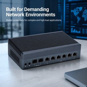 Mini PC Firewall Q30900UE con Procesador <span class=keywords><strong>Intel</strong></span> I3 I5 I7, NIC Empresarial <span class=keywords><strong>Intel</strong></span> <span class=keywords><strong>X710</strong></span>-<span class=keywords><strong>BM2</strong></span> 10GbE SFP+, 6x2.5G LAN, Gateway de Seguridad de Red de Borde - Product Image 1