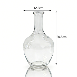 Vaso Vintage in Vetro Ambrato Scanalato, Vaso Decorativo per Fiori, Centrotavola per Matrimoni, Decorazione per la Casa, Fornitore OEM all'Ingrosso - Product Image 2