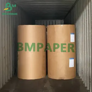 Kertas Kraft untuk bantalan pendingin 70gsm 80gsm 90gsm 100gsm gulungan kertas kekuatan basah tinggi