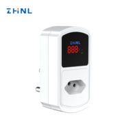Protecteur de frigo monophasé CA 220V ZHNL à économie d'énergie pour l'Afrique du Sud et le Brésil, adaptateur de prise UE, prise anti-surtension