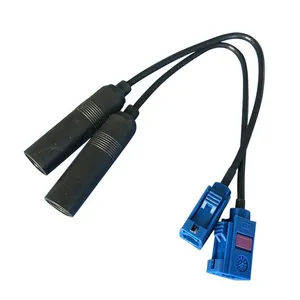 Fabrika özelleştirme çarpma sensörü araç faconnector konektörü FM radyo bağlantı anten kablosu