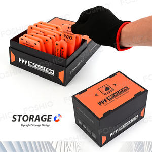 Foshio Customize <strong>Car</strong> Window Tint Tool <strong>Magnetic</strong> Ppf Installing Tool Kit Ppf Squeegee 14Pcs <strong>Set</strong> - Product Image 4