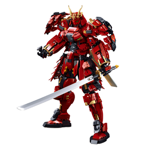 Sluban B1183 <span class=keywords><strong>Robot</strong></span> transformador juegos de bloques de construcción Samurai Mecha Warrior modelo espadas juguetes de montaje de plástico para niños regalo - Product Image 1