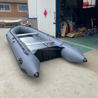 Bateau pneumatique robuste de haute qualité pour 10-12 personnes, pliable, 4,5 m, 5,5 m, 6 m, en PVC épais, bateau pneumatique en caoutchouc, bateau d'assaut