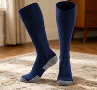 Chaussettes de football professionnelles, chaussettes de sport respirantes et renforcées, hauteur genou