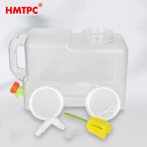 ถังน้ำพลาสติกใส HMTPC พร้อมก๊อกน้ำ สำหรับใช้กลางแจ้ง ตั้งแคมป์ และใช้ในครัวเรือน - Product Image 3
