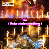 Machine à flammes de scène de 8 m de hauteur, résistante à la pluie, pour DJ, concerts, spectacles en extérieur, mariage, événements, fêtes, DMX