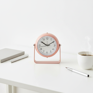 Relógio Despertador Simples de Quartzo, Relógio Despertador Rotativo, Relógio de Mesa Silencioso para Estudantes e Crianças, Relógio Despertador, Presente de Feriado - Product Image 2