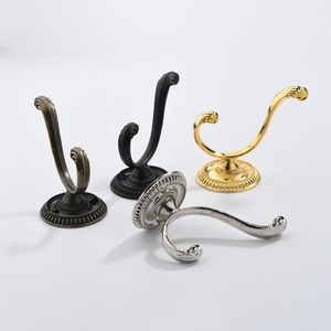 Ganchos Decorativos de Pared Dobles de Estilo Antiguo y Vintage para Abrigos y Armarios, Ideales para Armarios, Salas de Estar y Oficinas - Product Image 2