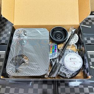 Cachimba acrílica de fibra de carbono para viaje, Cachimba, Cachimba, con <span class=keywords><strong>sabor</strong></span> a tabaco, LM-HP029 - Product Image 6