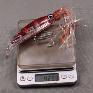 14cm/43g esche colorate per calamari <span class=keywords><strong>con</strong></span> ami tripli <span class=keywords><strong>pesca</strong></span> in acqua salata esca dura artificiale 6 colori per <span class=keywords><strong>pesca</strong></span> alla marinara Marlin - Product Image 4