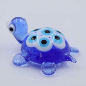 Handgemaakt Murano Lampwork Glas Ambachtelijke Oogschildpad Schildpad Beeldje Voor Decoratie Handgemaakt Door Kunstenaar - Product Image 4