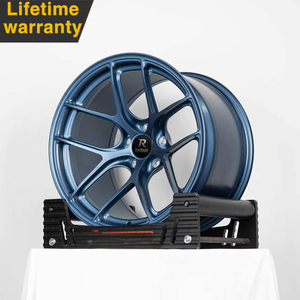 Bánh xe rèn 17-26 inch bóng màu xanh sâu lõm Vành hợp kim nhẹ cho BMW M3 M4 Tesla mô hình 3 hiệu suất cao xe thể thao - Product Image 1