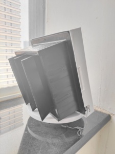 Ventilateur <span class=keywords><strong>d</strong></span>'extraction mural <span class=keywords><strong>solaire</strong></span> en plastique <span class=keywords><strong>de</strong></span> haute qualité, 10 pouces, silencieux, <span class=keywords><strong>pour</strong></span> <span class=keywords><strong>salle</strong></span> <span class=keywords><strong>de</strong></span> <span class=keywords><strong>bain</strong></span>, salon, fenêtre - Product Image 5