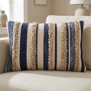 Fundas de Almohada Decorativas de Estilo Boho Hechas a Medida, Ecológicas, de Poliéster/Algodón, con Patrón Festivo para Decoración del Hogar - Product Image 1