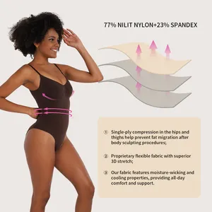 S-SHAPER mode dos nu sans couture sculptant minceur Compression haut Shapewear body Shaper string pour les femmes