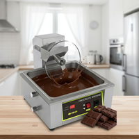 HN QDMECH Mélangeur de chocolat au lait haute performance, machine à mélanger le sirop, en acier inoxydable 201 de haute qualité