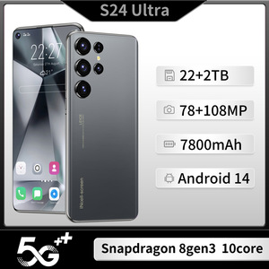 Hot Bán Điện Thoại Di Động S24 Siêu Đúng 4G Trái Thủng 7.3 Màn Hình Lớn 1300 10,000 Pixels 3 + 64 Đúng Tám Lõi - Product Image 5