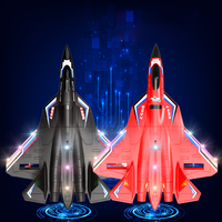 Avion RC Lehoo Toys SU57 en mousse EPP, modèle volant télécommandé 2.4G avec application, lumières et chargeur inclus