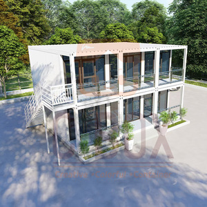 บ้านคอนเทนเนอร์ทรงสี่เหลี่ยมทันสมัยสำหรับอยู่อาศัย ความหนาตามมาตรฐาน - Product Image 4