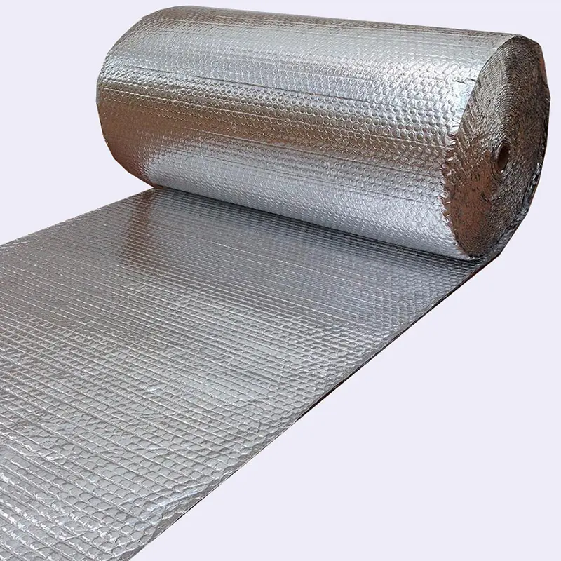 Sarung sintetis atap antiapi baru, bahan isolasi tahan suhu tinggi gelembung aluminium Foil sintetis