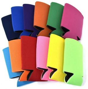 En gros, Housse de tasse en mousse néoprène avec base, Manchon pour tasse à bière, Housse anti-froid pour les mains, Housse isolante en caoutchouc pour bouteille - Product Image 1