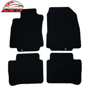 พรมปูพื้นสำหรับนิสสัน เวอร์ซา 07-12 4 ชิ้น ชุดพรมกันลื่นด้านหน้าและด้านหลังสีดำกำมะหยี่ - Product Image 1