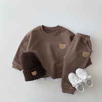 Pakaian Bayi Laki-laki & Perempuan 2 Potong Kasual 100% Katun Anti Kusut Ukuran Besar dari Produsen New Fashion dengan Warna yang Dapat Disesuaikan