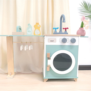 <span class=keywords><strong>Jouet</strong></span> de jeu de rôle machine à laver <span class=keywords><strong>en</strong></span> <span class=keywords><strong>bois</strong></span> pour enfants, jouets alimentaires de <span class=keywords><strong>cuisine</strong></span>, ensemble de <span class=keywords><strong>cuisine</strong></span> pour enfants, <span class=keywords><strong>cuisine</strong></span> de jeu - Product Image 3