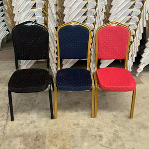 Commercio all'ingrosso mobili a buon mercato struttura in ferro da pranzo sedie in metallo banchetto sedie di nozze per eventi alberghieri - Product Image 5