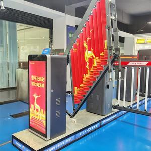 Di alta qualità commerciale di pubblicità automatica barriera cancelli elettrici a LED di parcheggio barriera a motore a corrente continua pubblicità cancello barriera - Product Image 5