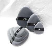 Éponge de maquillage douce et hypoallergénique de haute qualité Pinkz en gros, houppette à poudre compacte pressée, outils personnalisés Tati avec étiquette