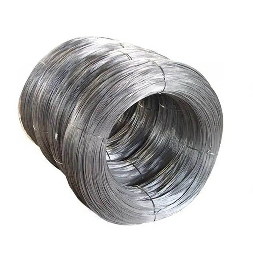 Çin fabrika sıcak daldırma çinko kaplı çelik tel fransız tel ölçer elektro galvanizli gi demir bağlayıcı tel