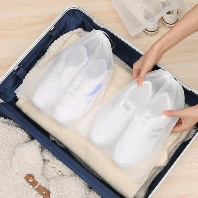 حقيبة كريم الحذاء غير المنسوجة المصنوعة من مادة الكريستال الأصفر والبيض القابل لإعادة الاستخدام