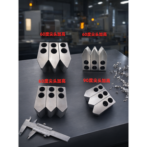 Mordazas de mandril de 3 mordazas altas y gruesas de 6 y 8 pulgadas, de hierro fundido mejorado de 60 y 90 grados para mandril de torno CNC - Product Image 2